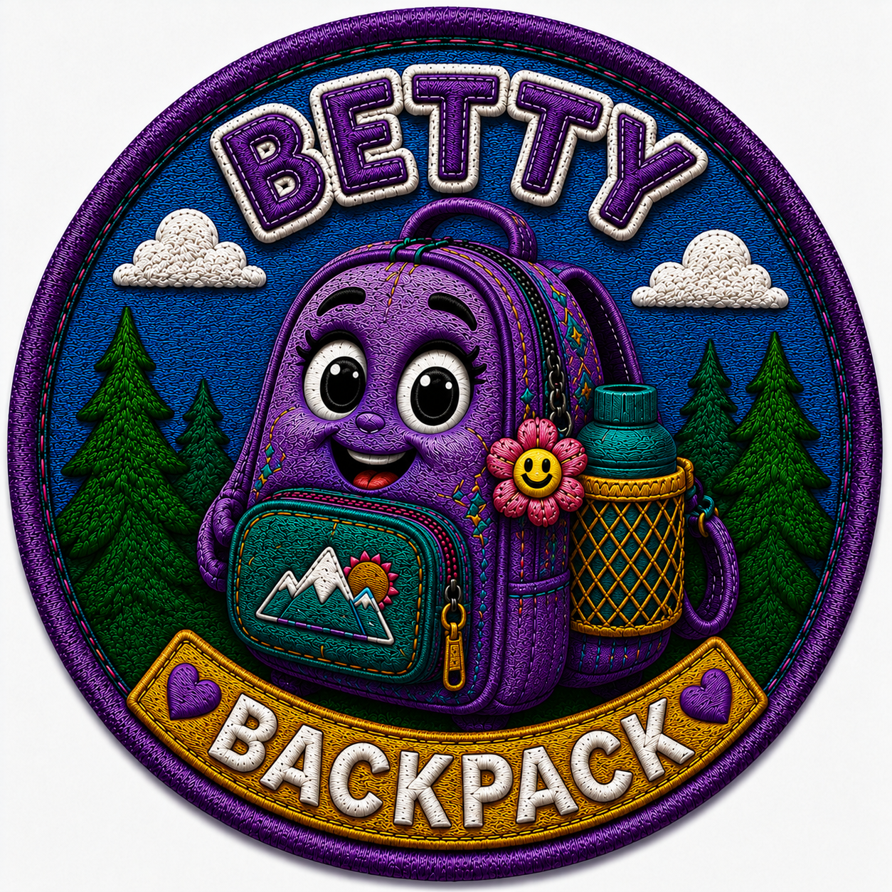 BETTY BACKPACK™ PVC Travel Patch