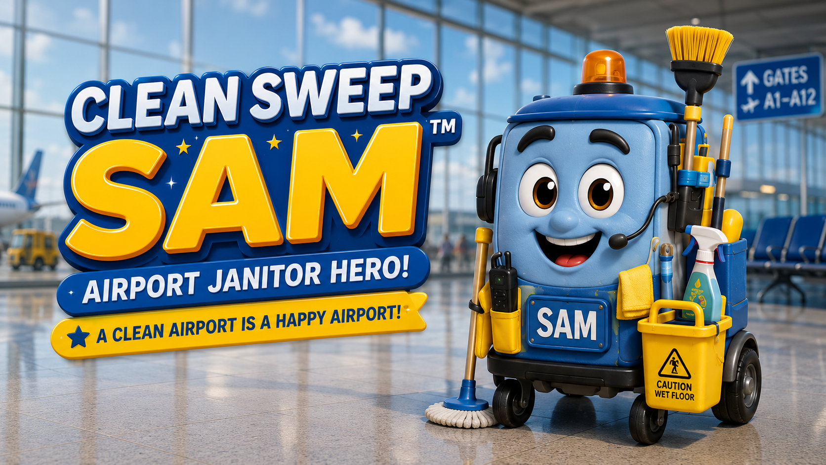 CLEAN SWEEP SAM Cleanliness Captain