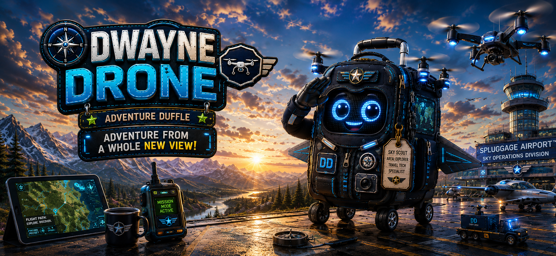 DWAYNE DRONE Explorer Drone Bag