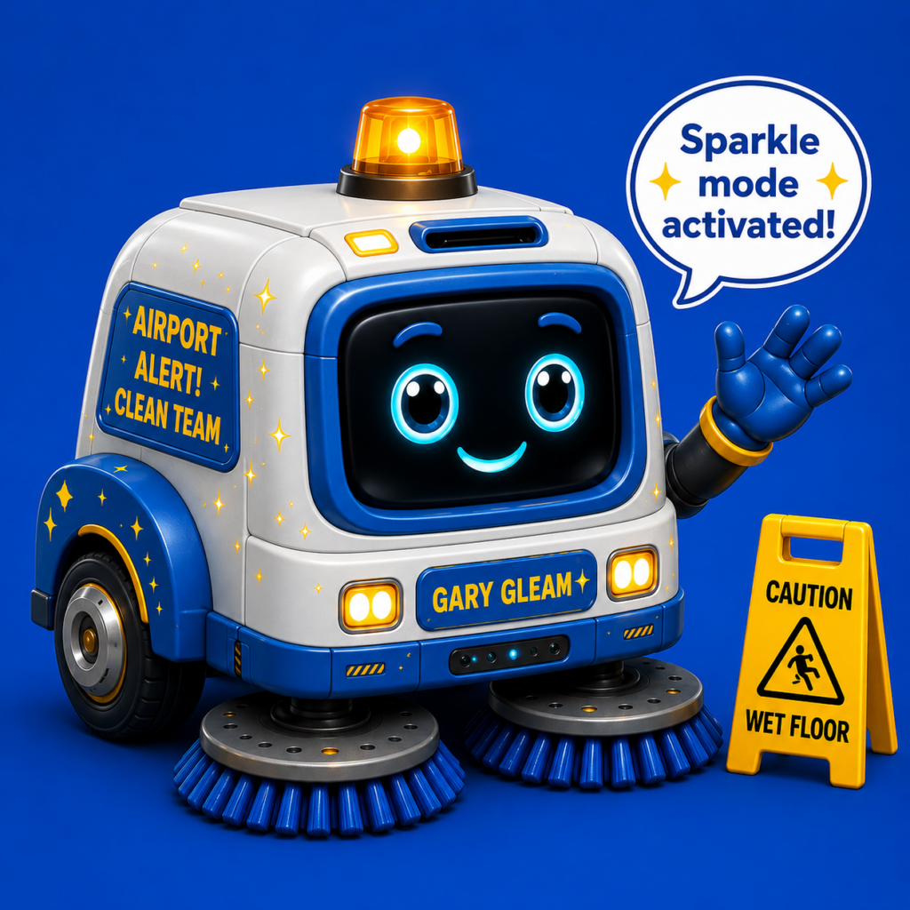 GARY GLEAM Cleaning Robot