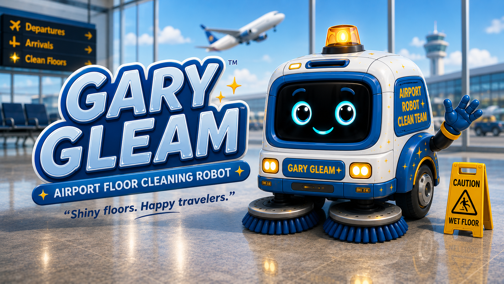 GARY GLEAM Cleaning Robot