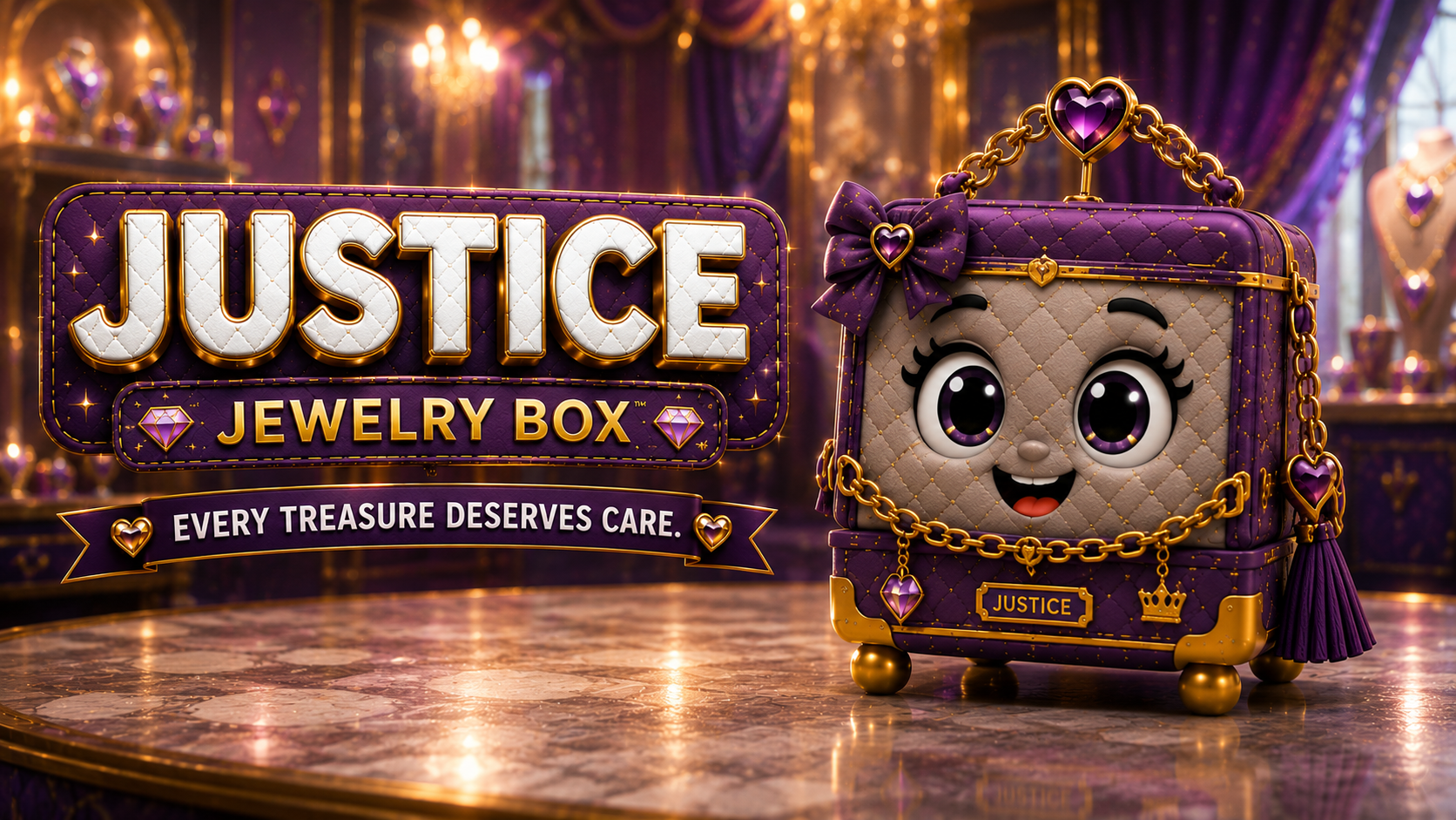 JUSTICE Jewelry Box