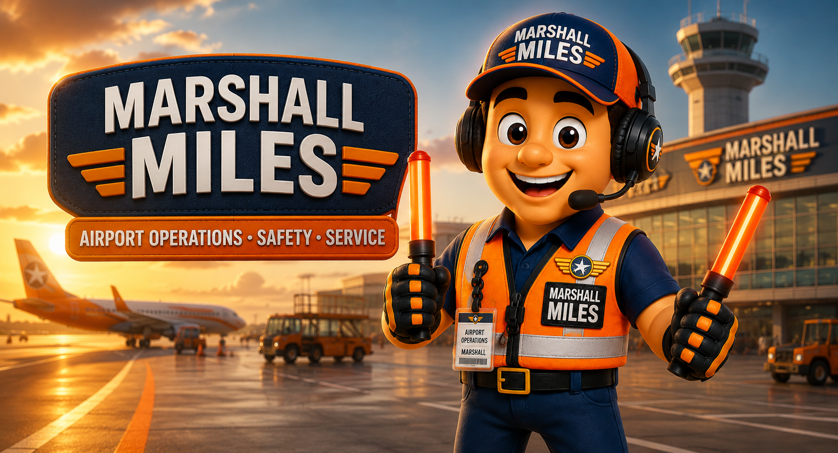 MARSHALL MILES Aircraft Parking Marshal