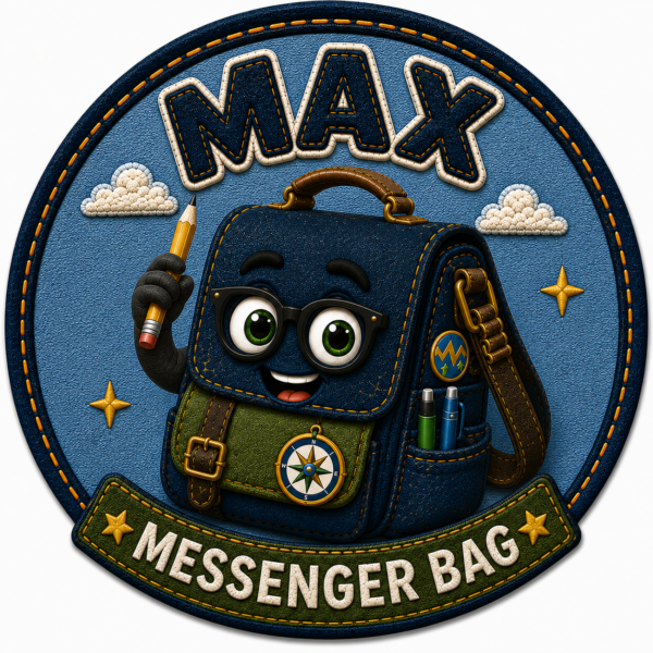 MAX MESSENGER BAG™ PVC Travel Patch
