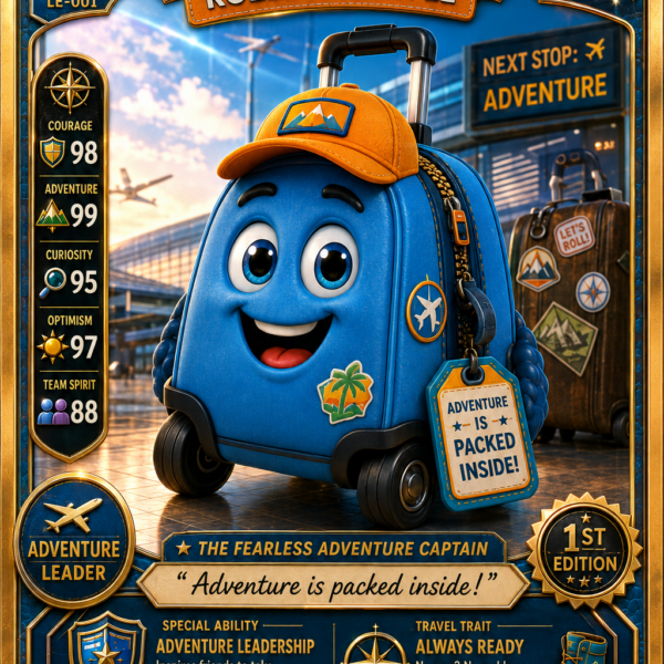 RUDY ROLLING DUFFLE Collectable Character Cards