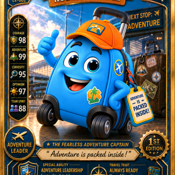 RUDY ROLLING DUFFLE Collectable Character Cards