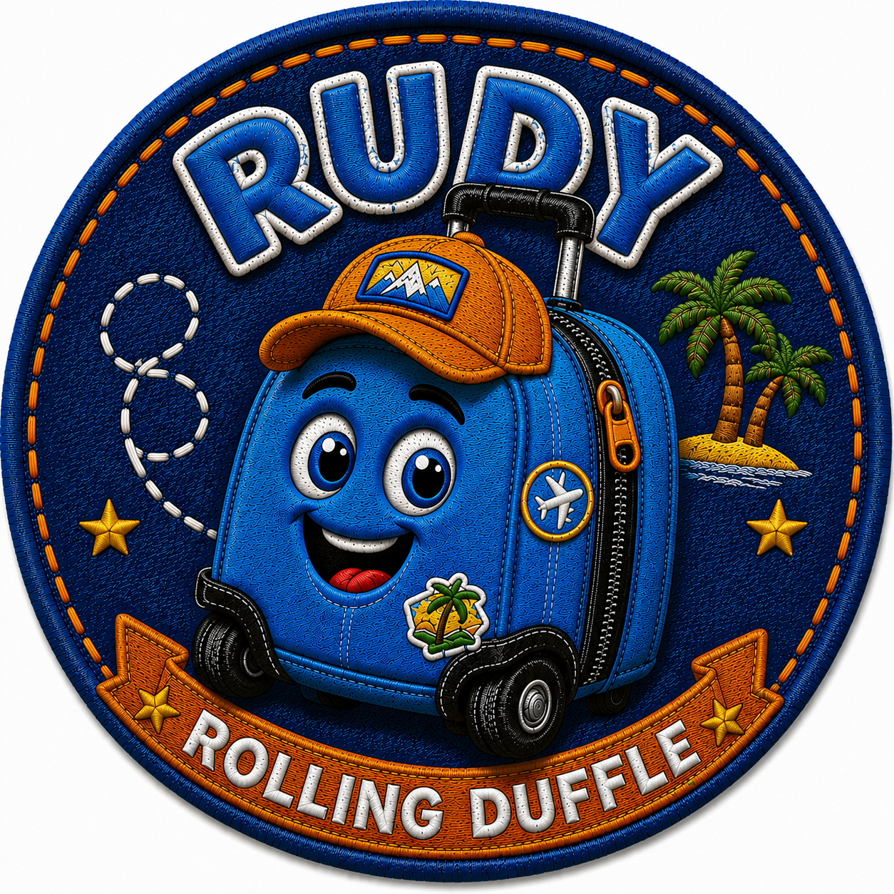 RUDY ROLLING DUFFLE™ PVC Travel Patch