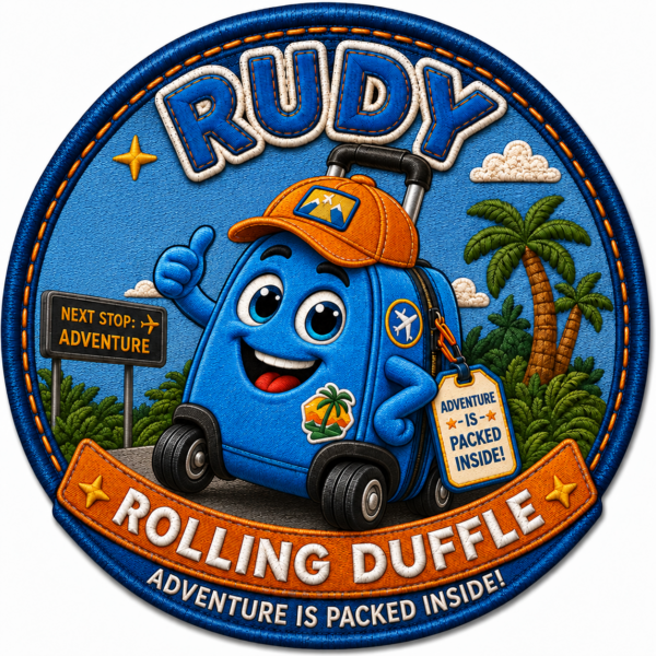 RUDY ROLLING DUFFLE Travel Sticker