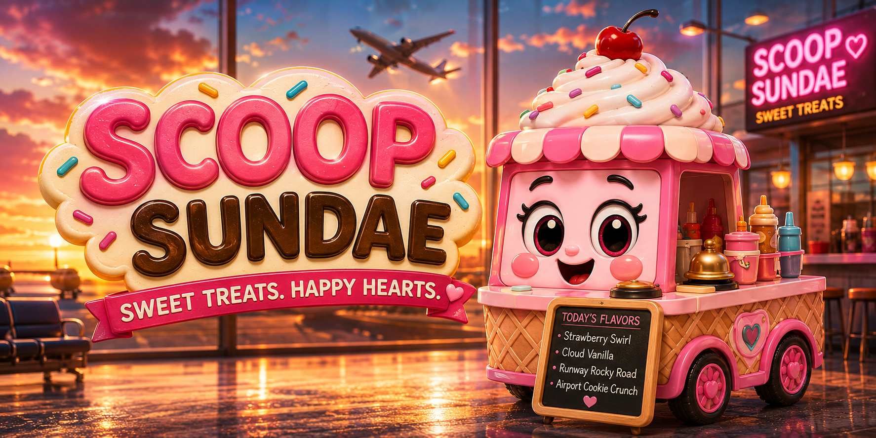 SCOOP SUNDAE Sweet-Treat