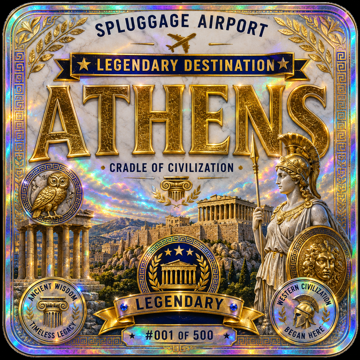 Athens Legendary Stamp