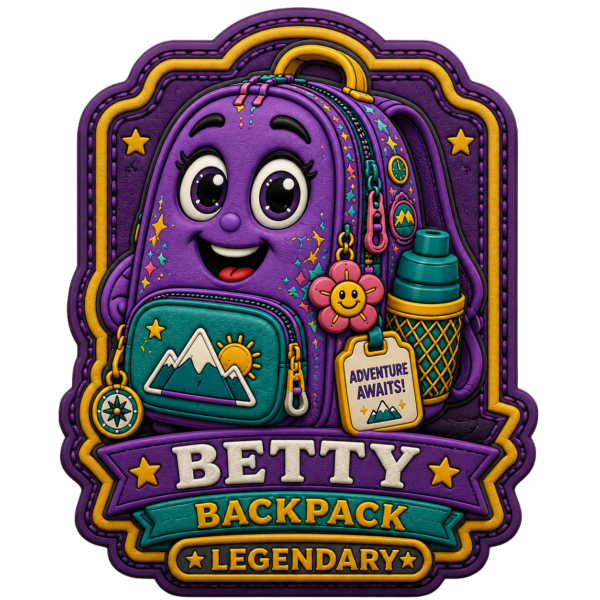 BETTY BACKPACK Legendary PVC Patch
