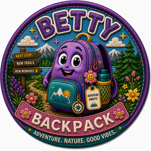 BETTY BACKPACK Travel Sticker