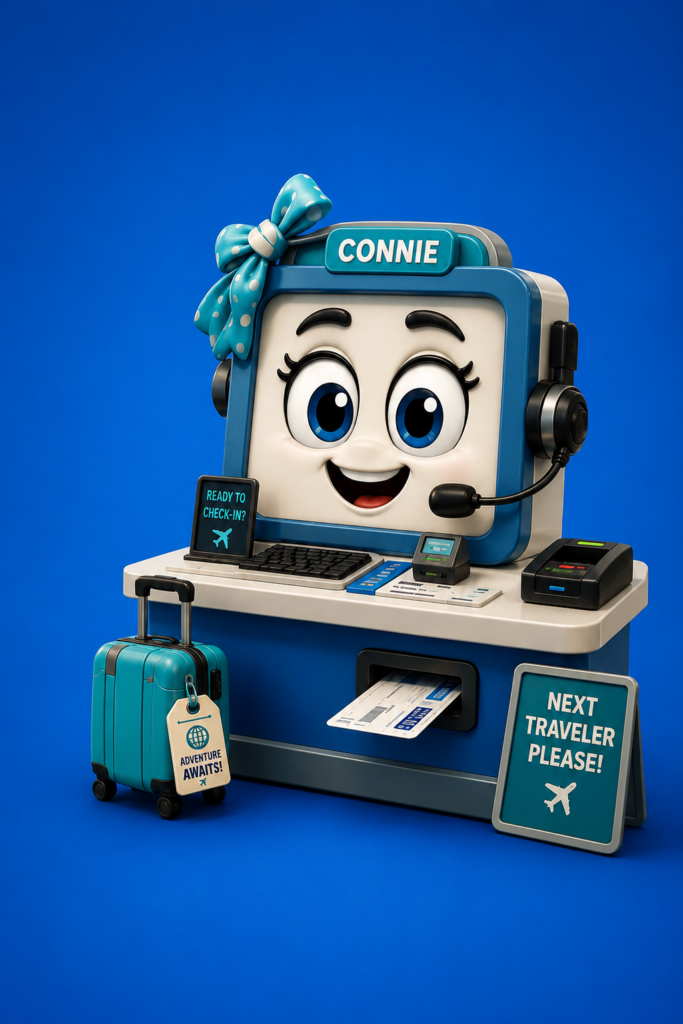 CONNIE CHECK IN