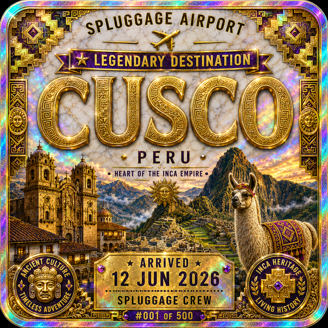 Cusco Legendary Stamp
