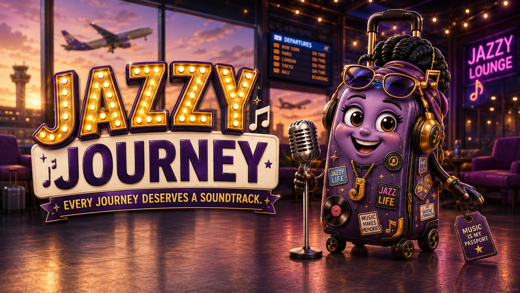 JAZZY JOURNEY Spinner Luggage