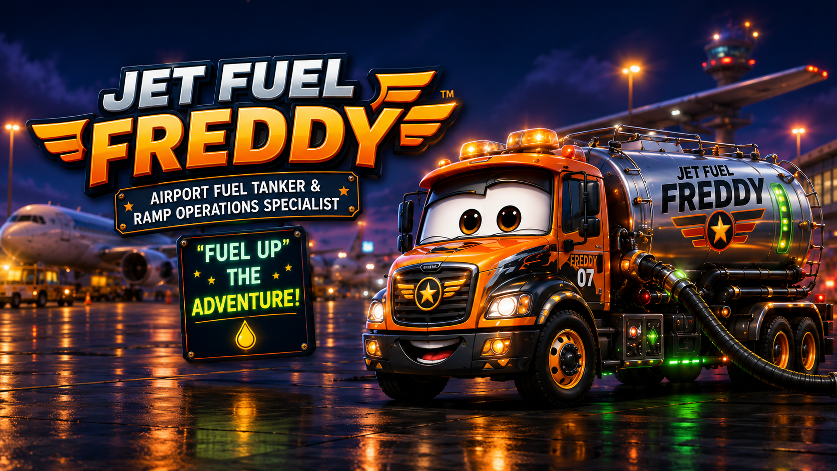 JET FUEL FREDDY Fuel Tanker