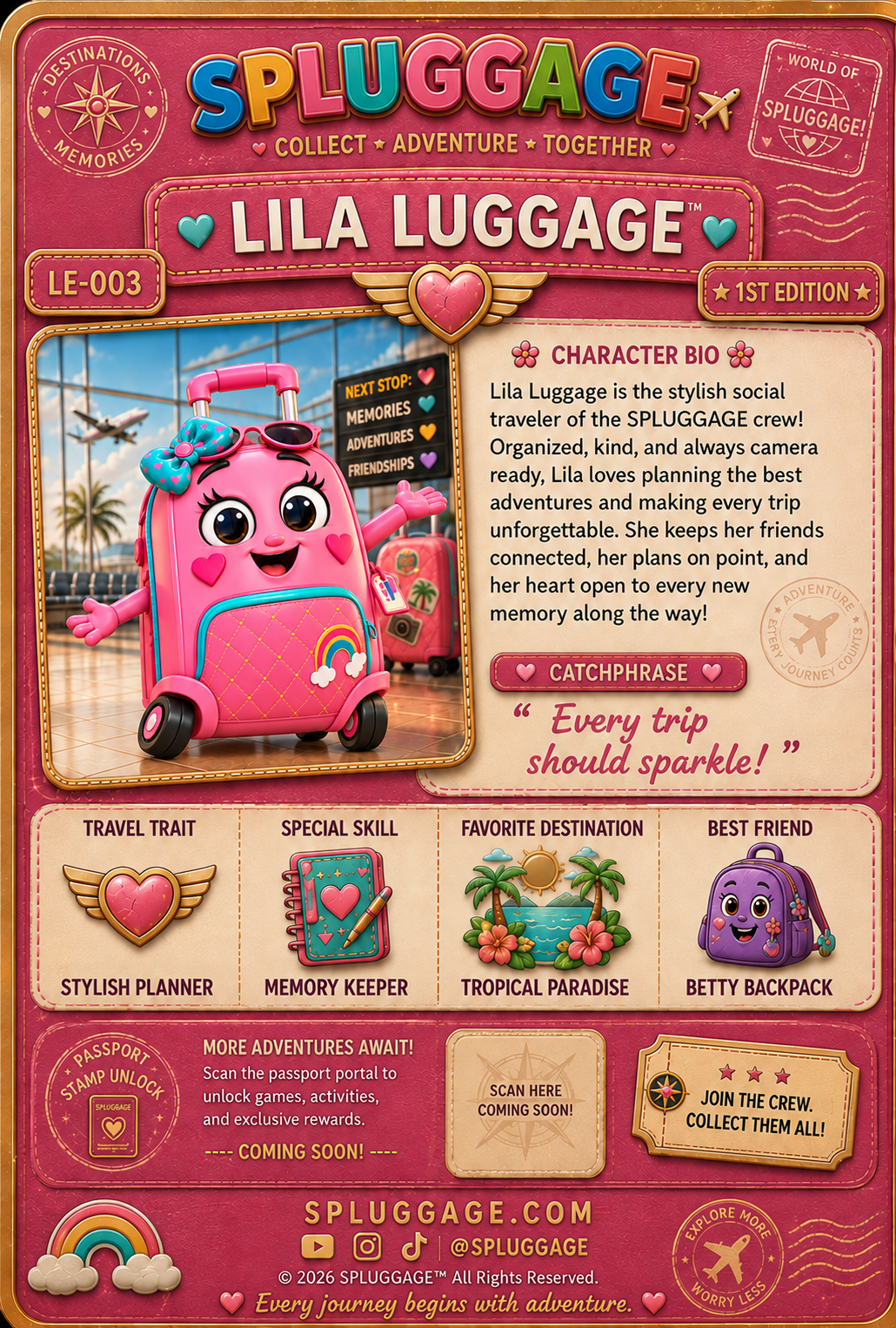 LILA LUGGAGE Collectable Character Cards - Image 2
