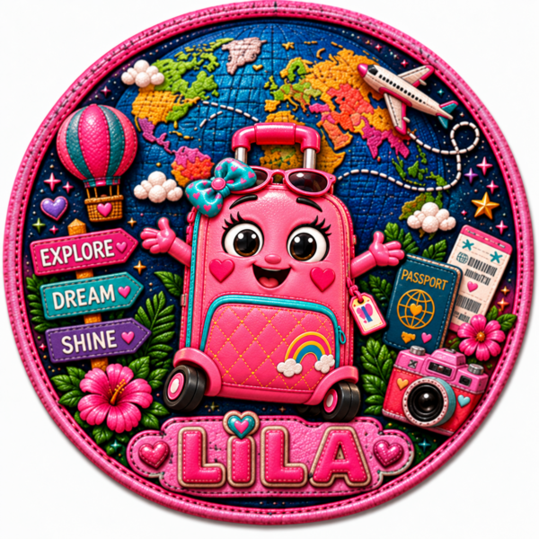LILA LUGGAGE First Class Collector Sticker