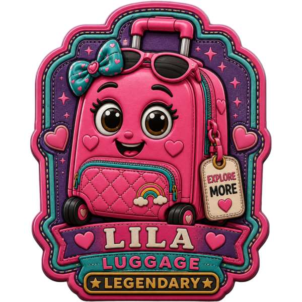 LILA LUGGAGE Legendary PVC Patch