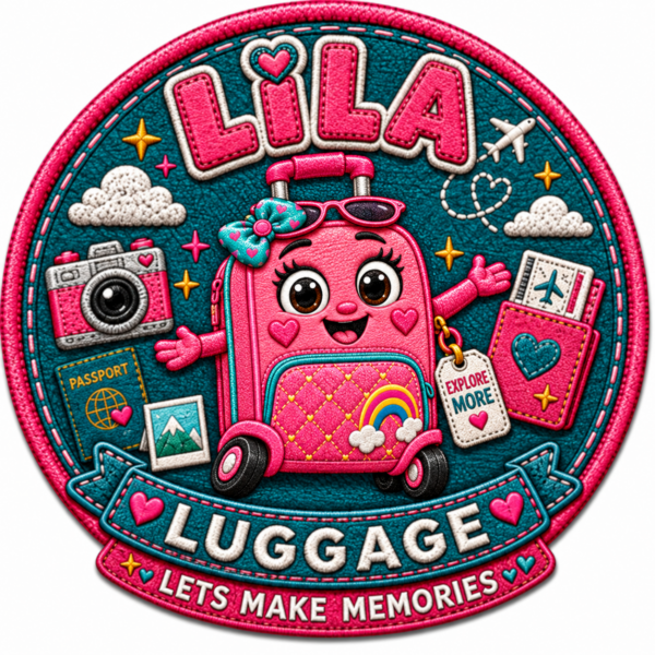 LILA LUGGAGE Travel Sticker