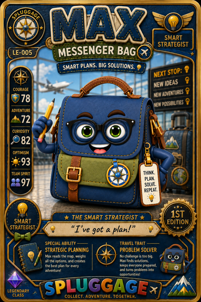 MAX MESSENGER BAG Collectable Character Cards