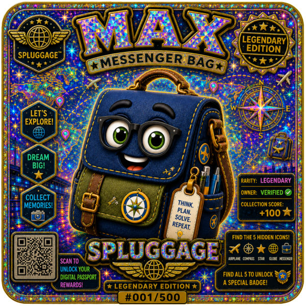 MAX MESSENGER BAG Legendary Holographic Sticker
