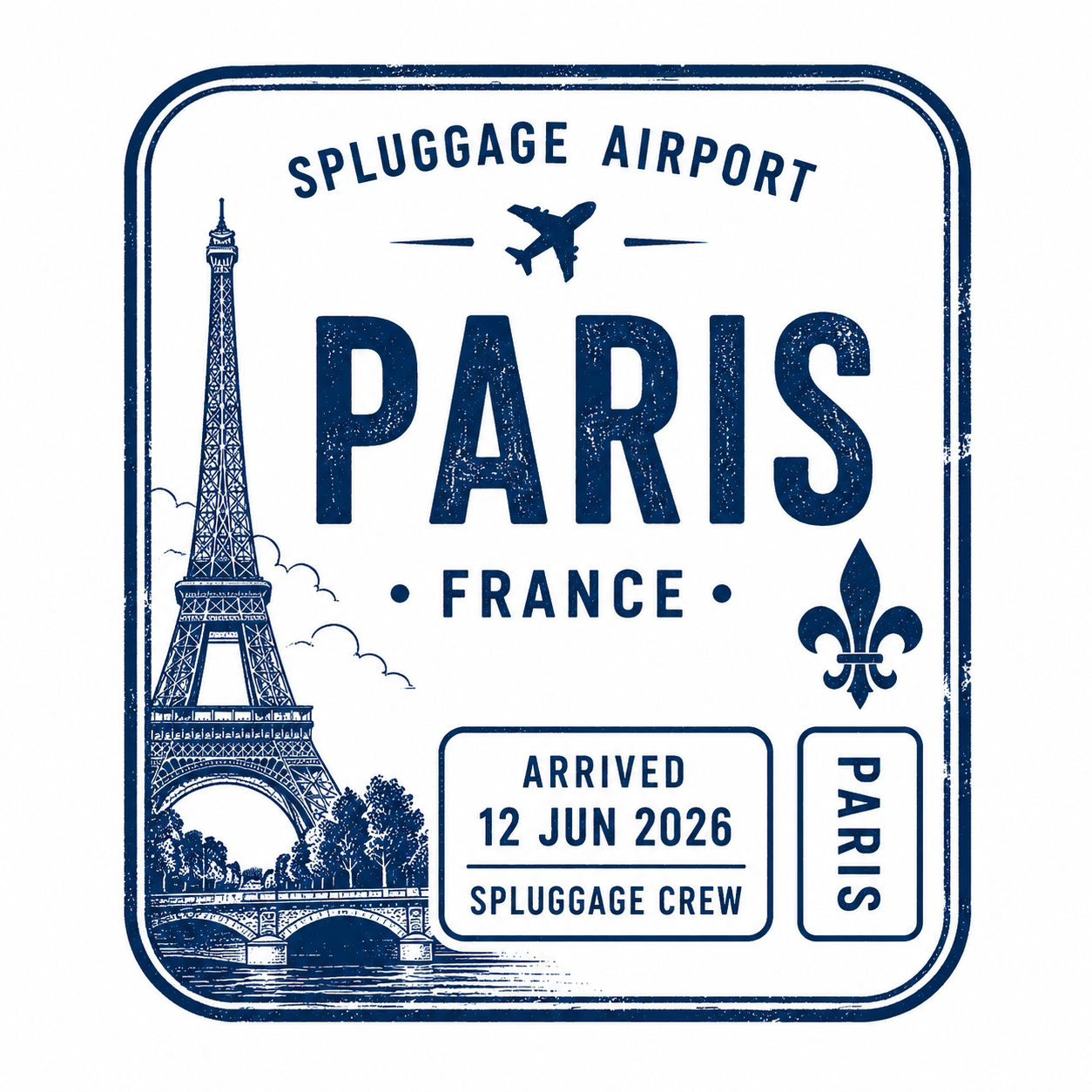 Paris Stamp