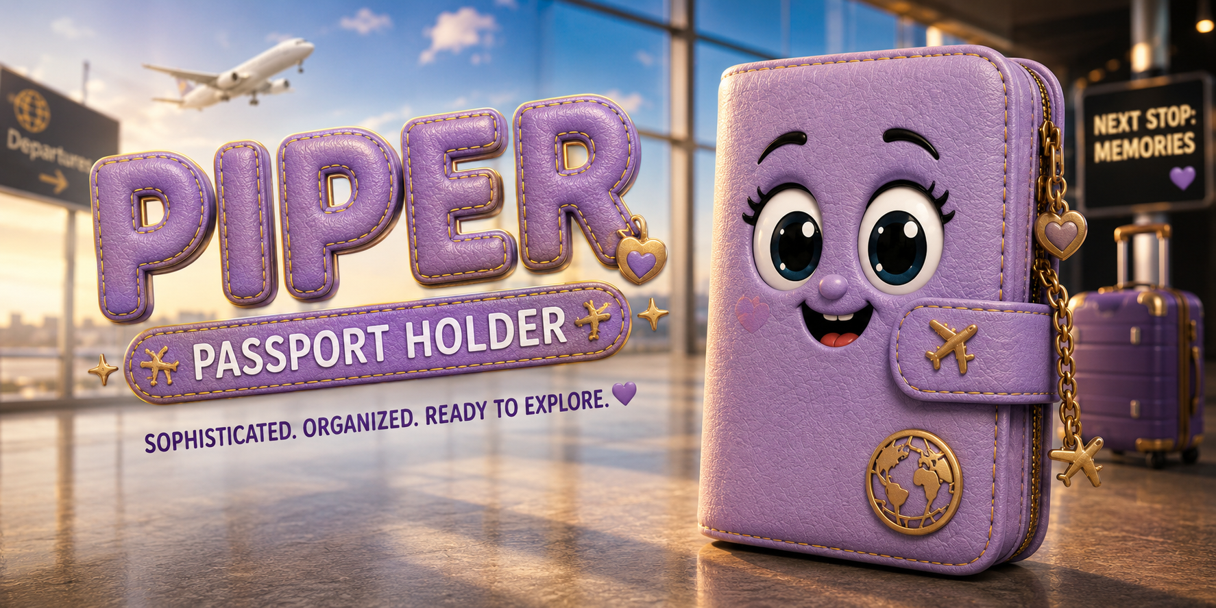 PIPER PASSPORT Passport Holder