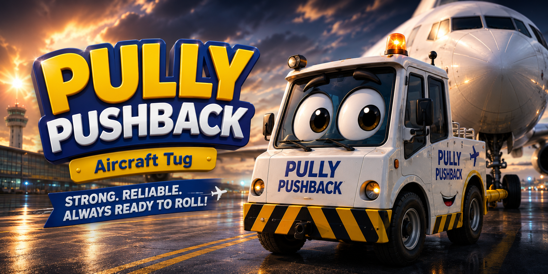 PULLY PUSHBACK Aircraft Tug
