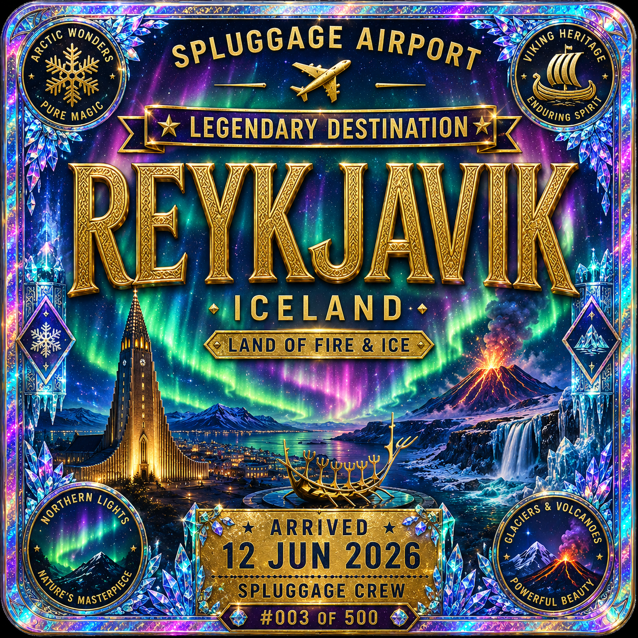 Reykjavik Legendary Stamp