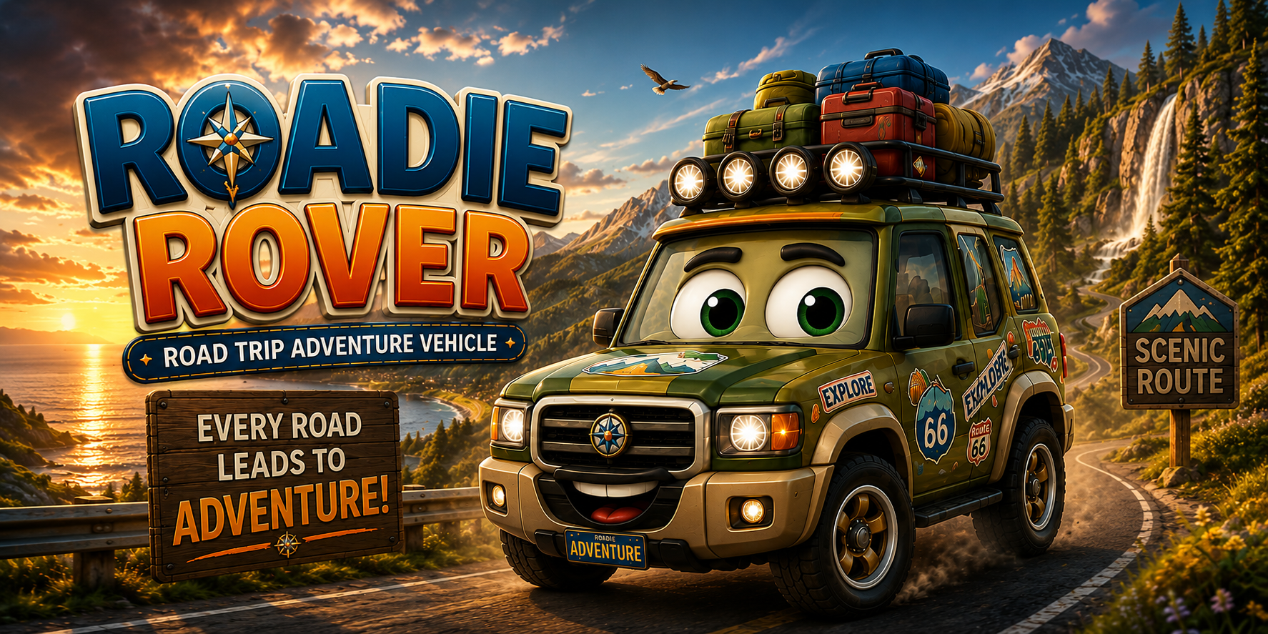 ROADIE ROVER Road-Trip Explorer