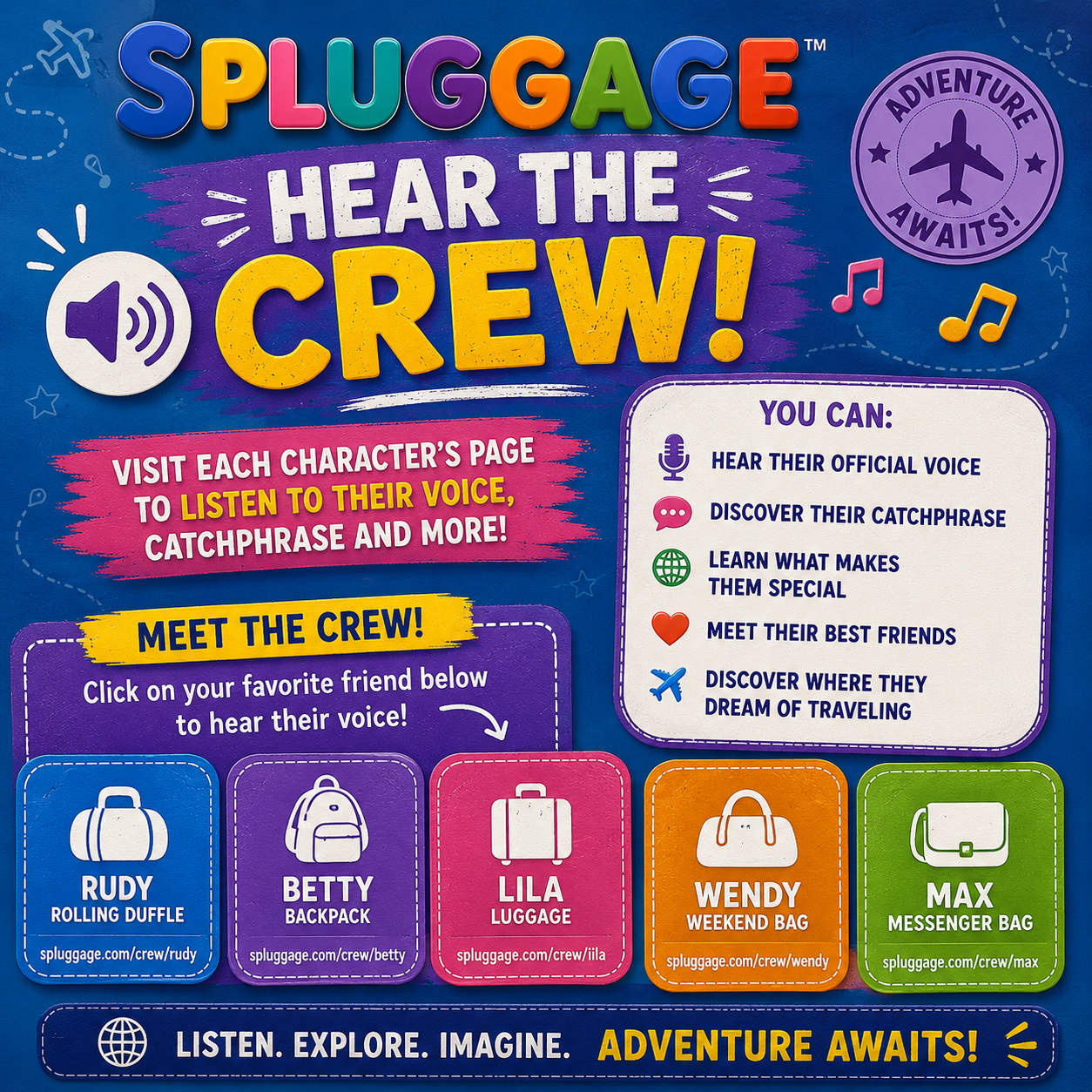 SPLUGGAGE HEAR THE CREW