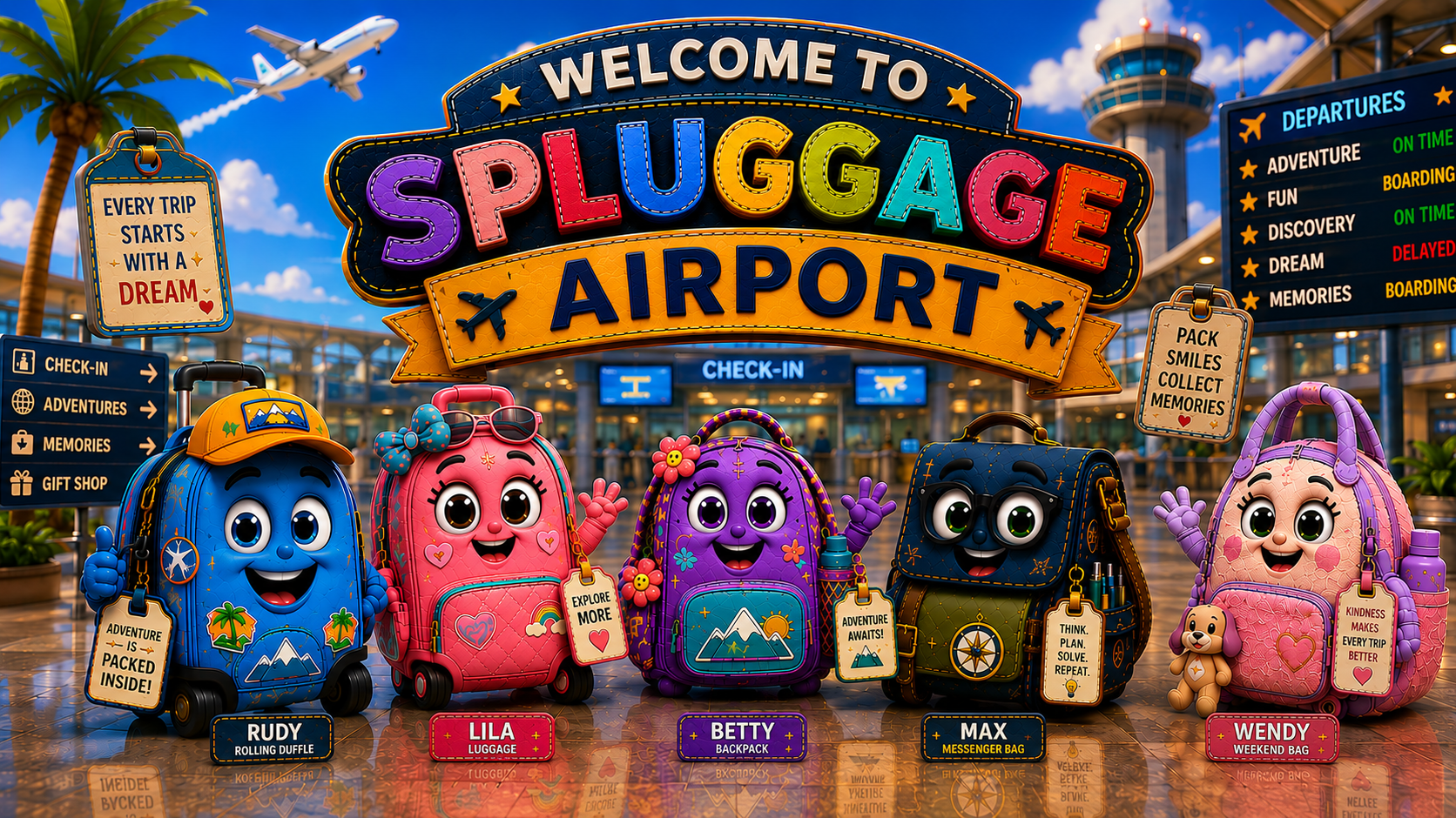 SPLUGGAGE Airport Terminal