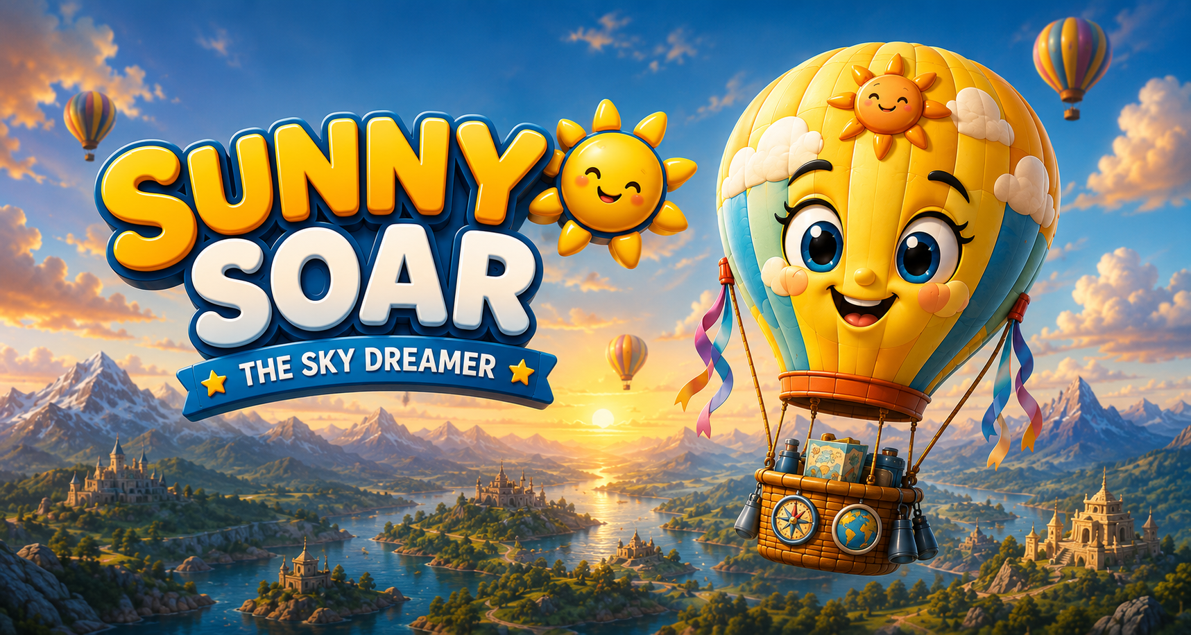SUNNY SOAR ☁️ Hot Air Balloon