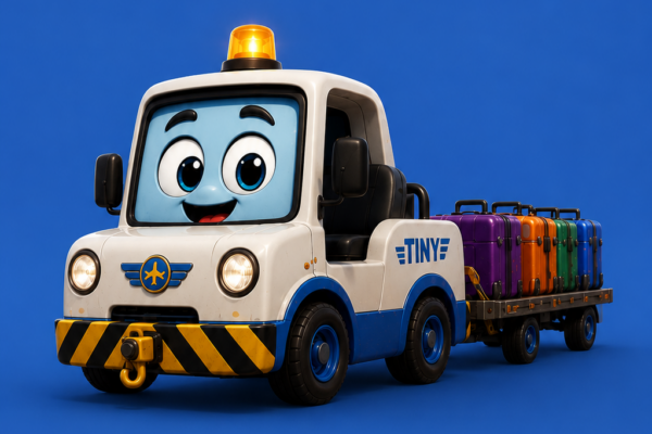 TINY AIRPORT TUG