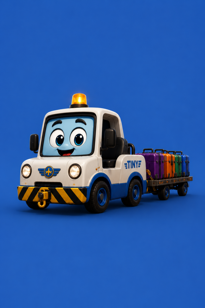 TINY AIRPORT TUG