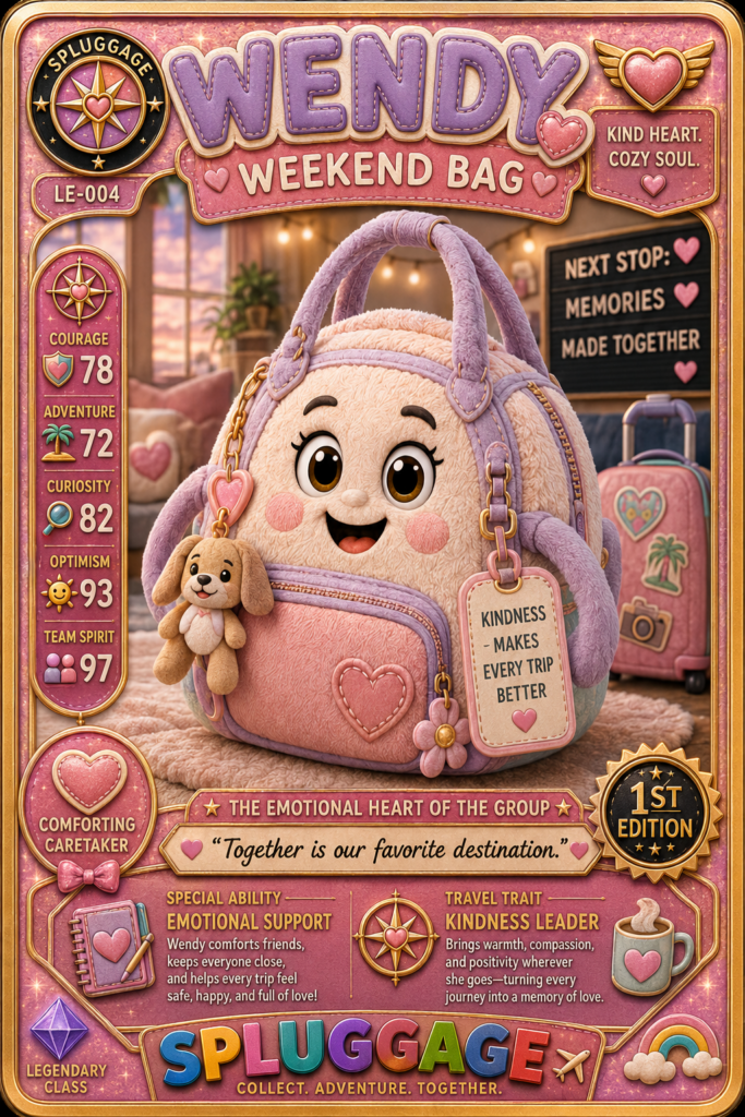 WENDY WEEKEND BAG Collectable Character Cards