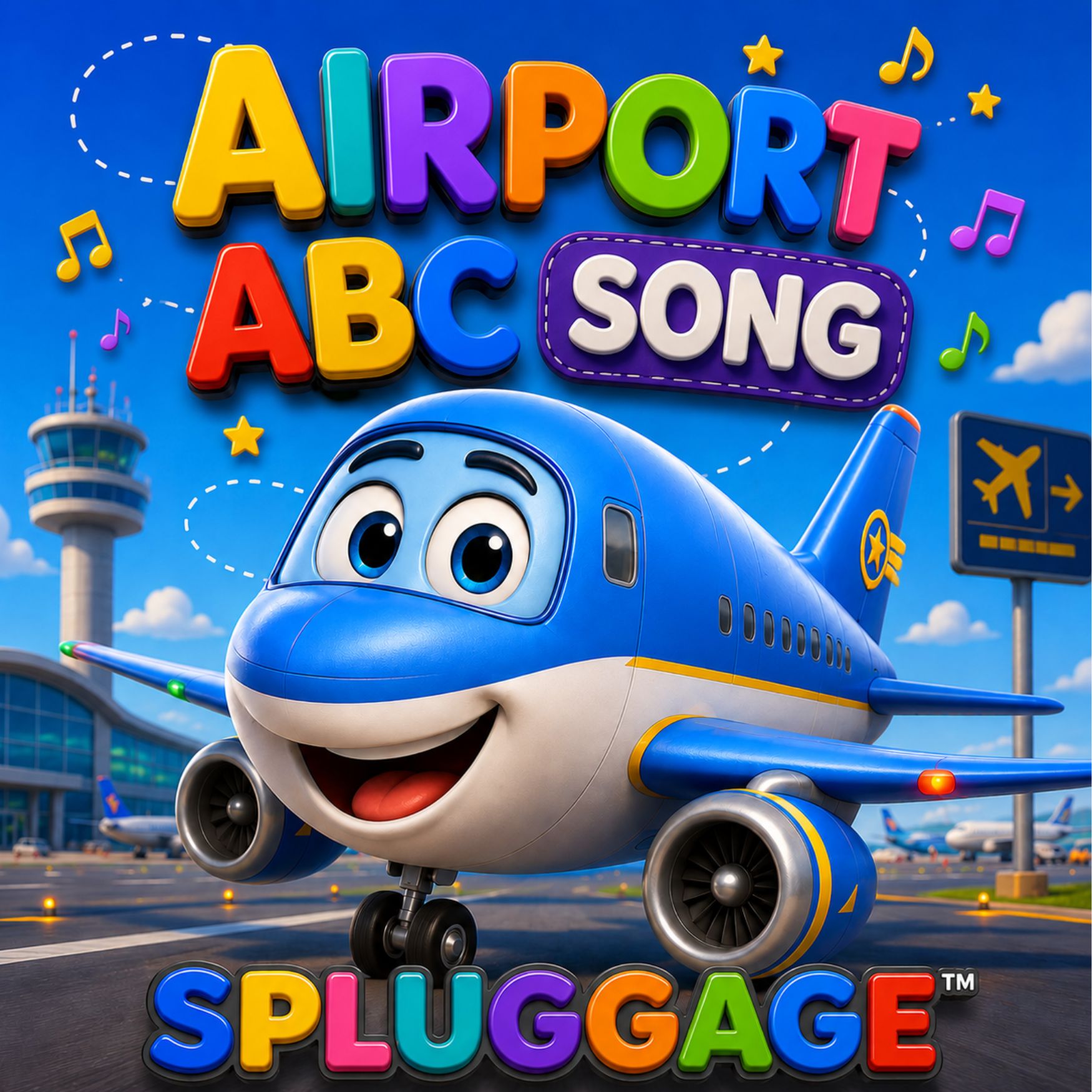 AIRPORT ABC SONG COVER ART DISTROKID