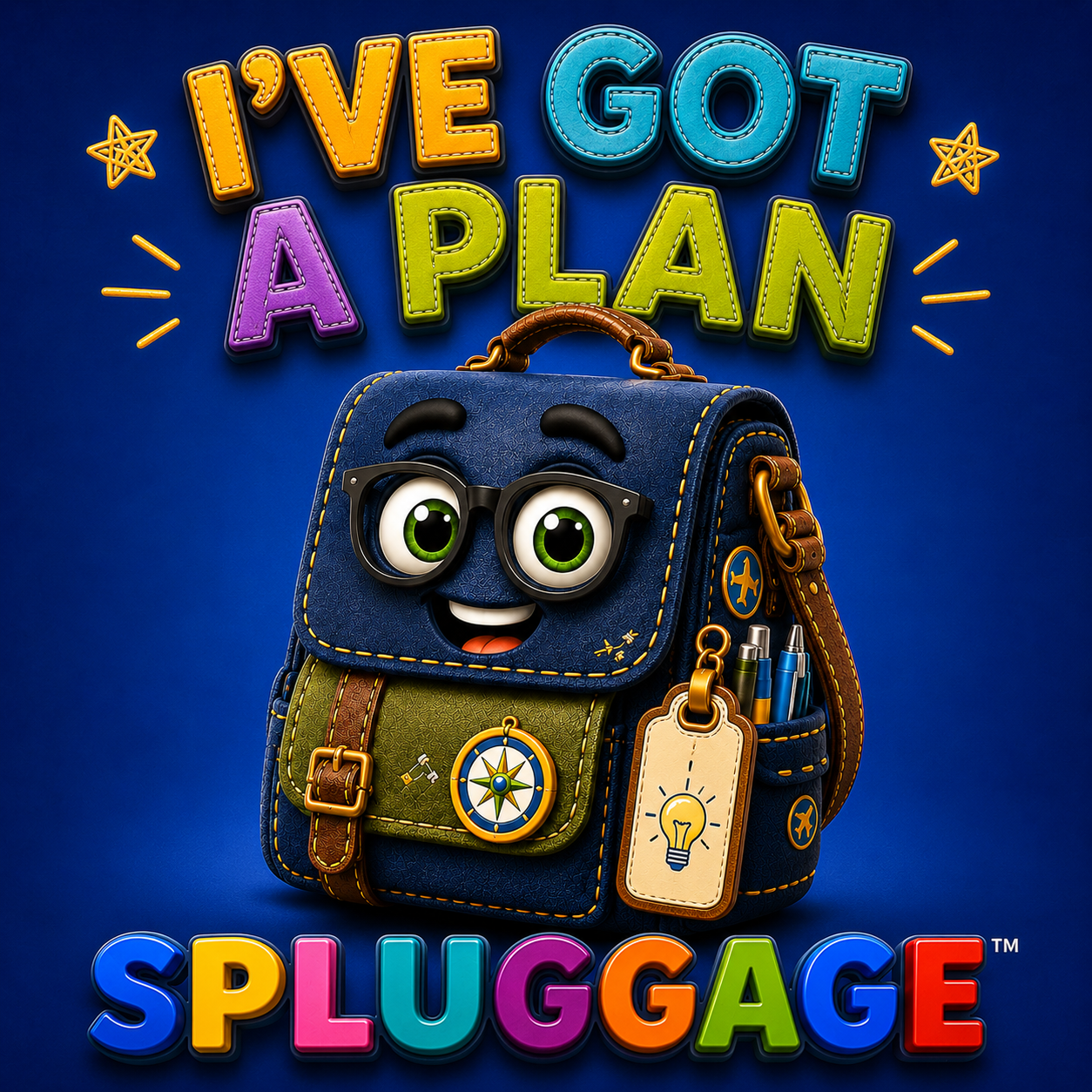 IVE GOT A PLAN Max Messenger Bag Cover Art